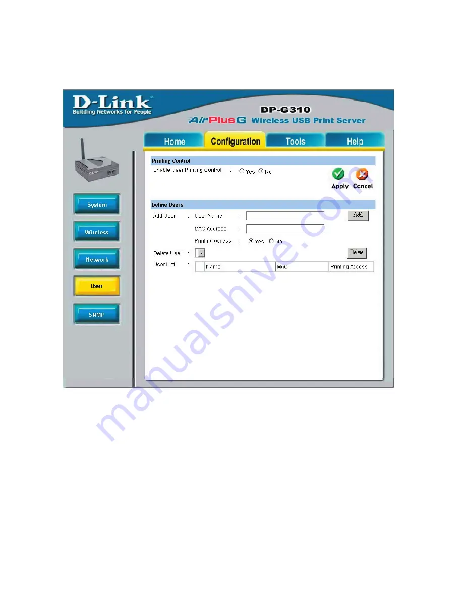 D-Link AirPlus G DP-G310 Скачать руководство пользователя страница 22