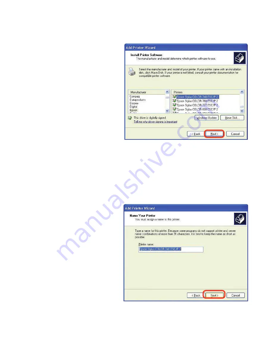 D-Link AirPlus G DP-G310 Manual Download Page 47