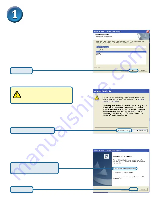 D-Link AirPlus XTREME G DWL-G132 Quick Installation Manual Download Page 3