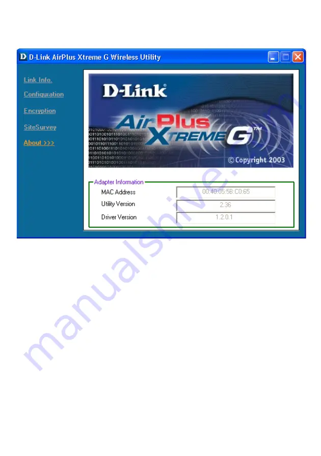 D-Link AirPlus XTREME G DWL-G520 Manual Download Page 22