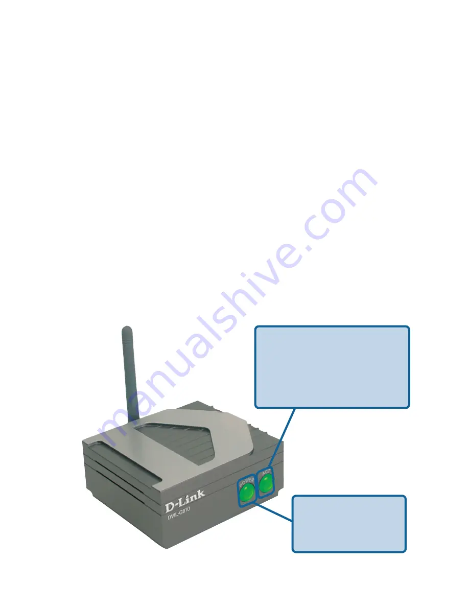 D-Link AirPlus XtremeG Ethernet-to-Wireless Bridge DWL-G810 Owner'S Manual Download Page 5