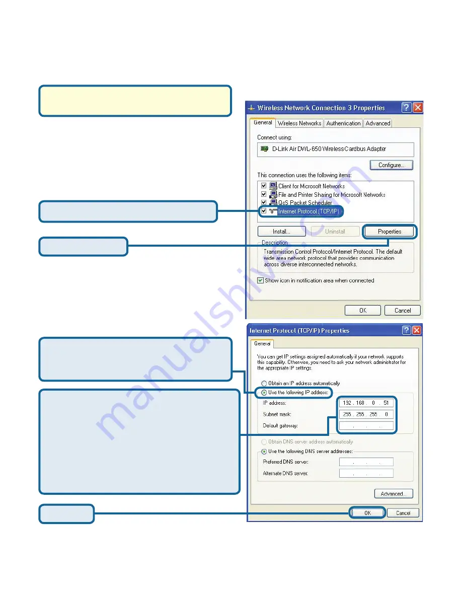 D-Link AirPlus XtremeG Ethernet-to-Wireless Bridge DWL-G810 Quick Installation Manual Download Page 10