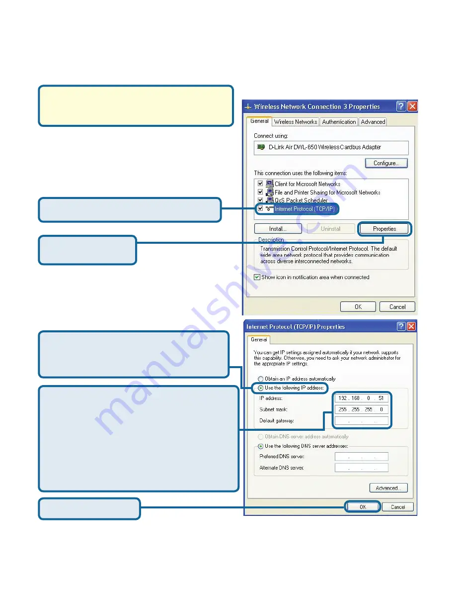 D-Link AirPlus XtremeG Ethernet-to-Wireless Bridge DWL-G810 Quick Installation Manual Download Page 46