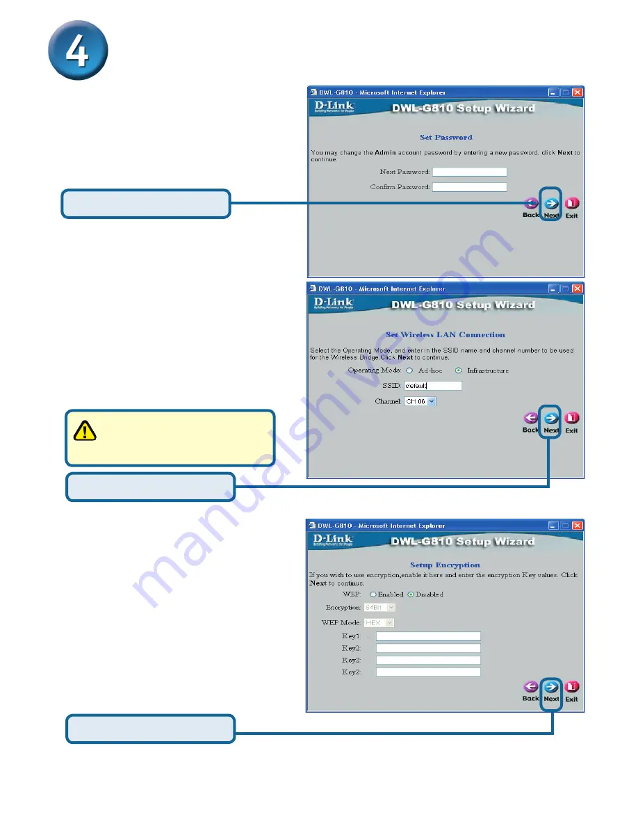 D-Link AirPlus XtremeG Ethernet-to-Wireless Bridge DWL-G810 Quick Installation Manual Download Page 66