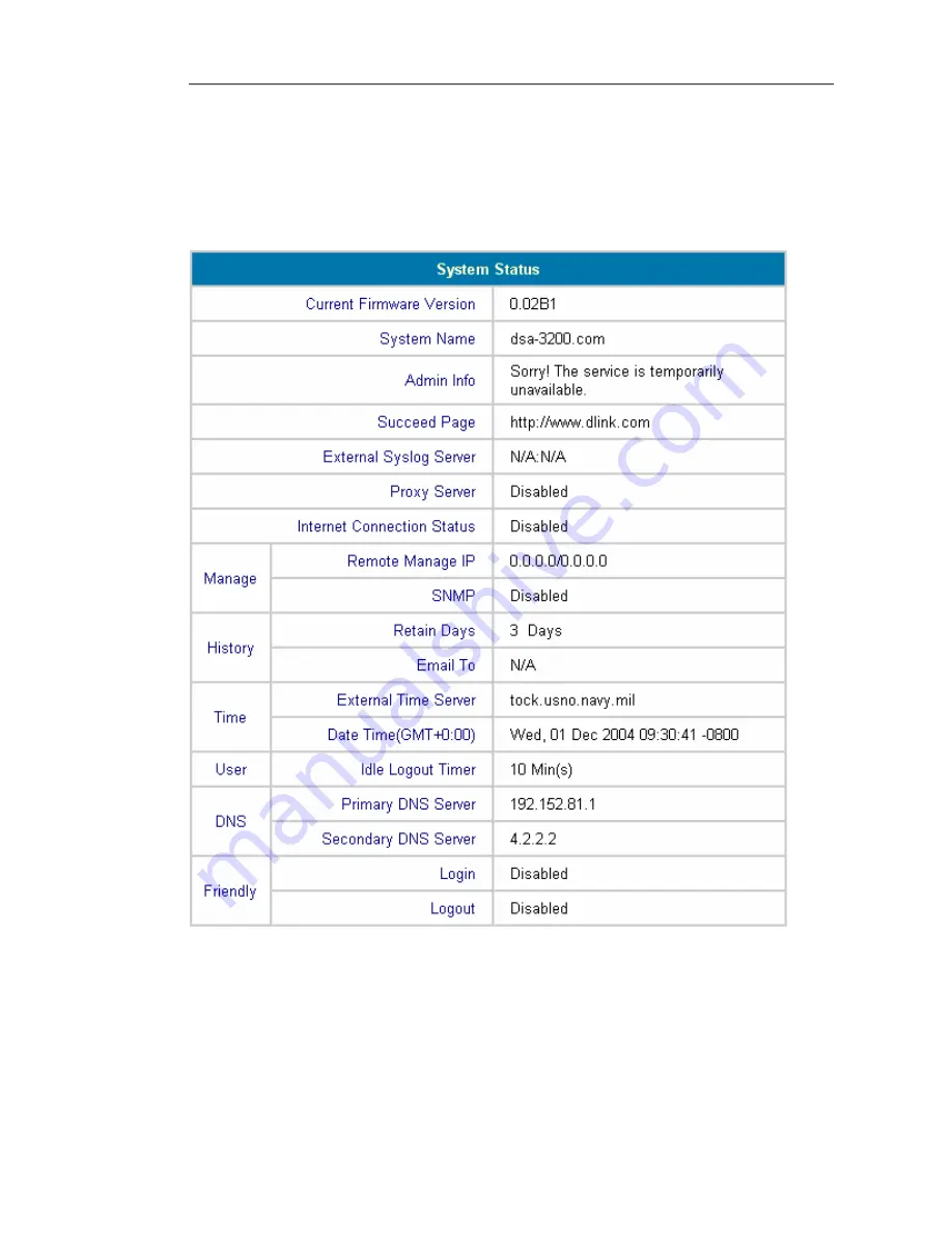 D-Link AirSpot DSA-3200 Скачать руководство пользователя страница 74