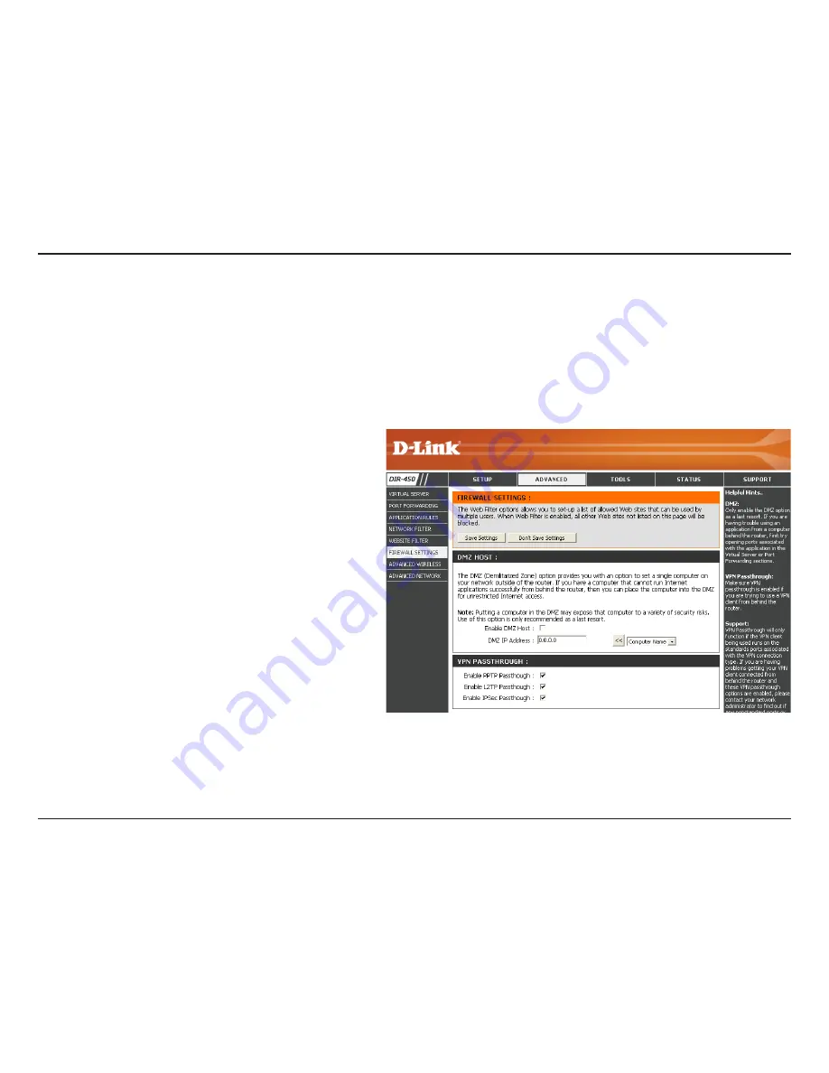 D-Link D-450 User Manual Download Page 27