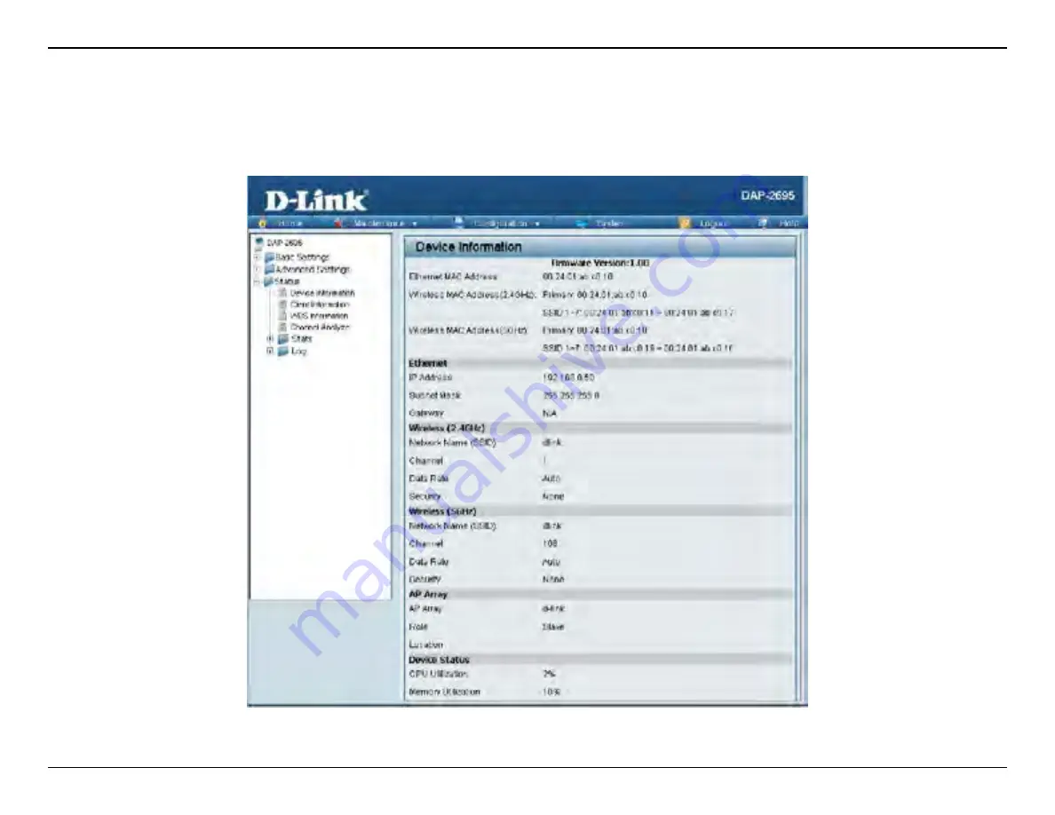 D-Link DAP-2660 Скачать руководство пользователя страница 82