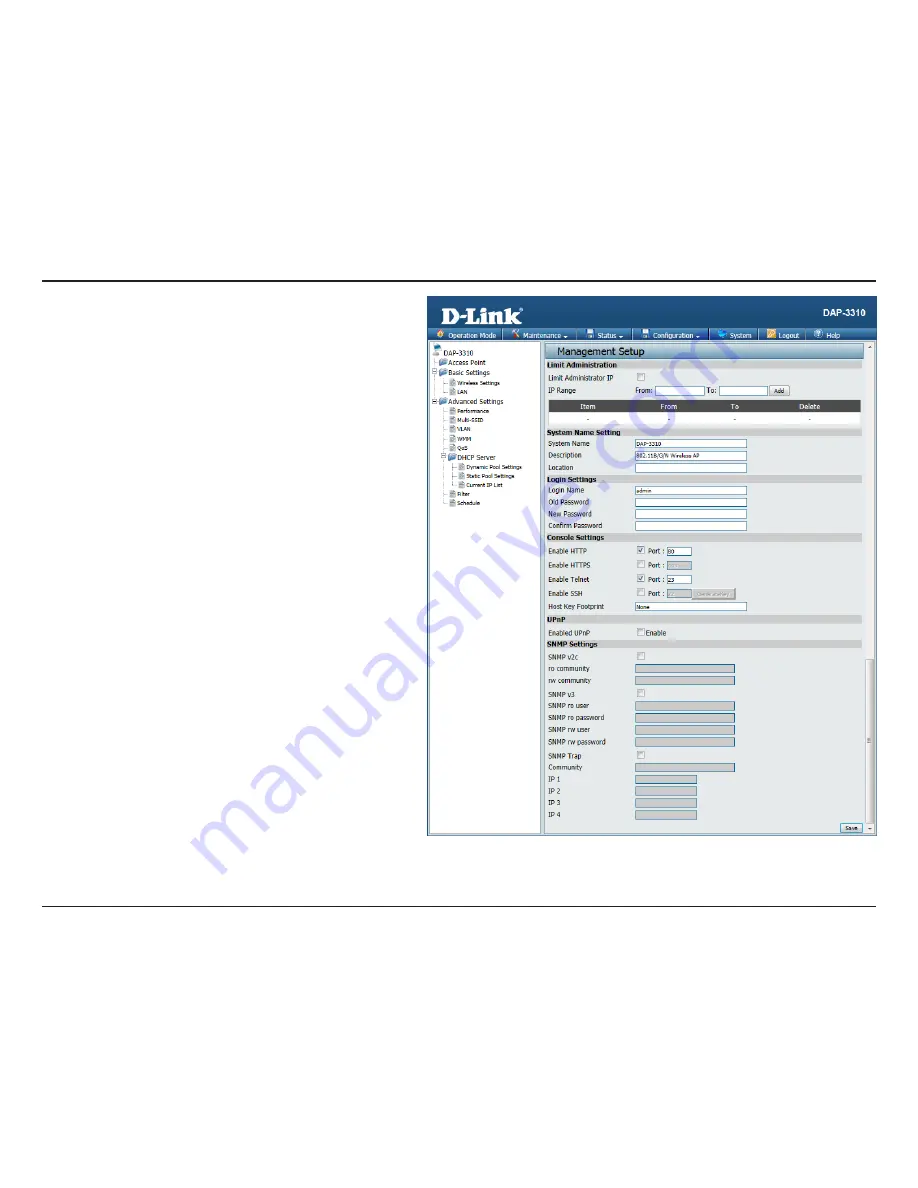 D-Link DAP-3310 User Manual Download Page 48