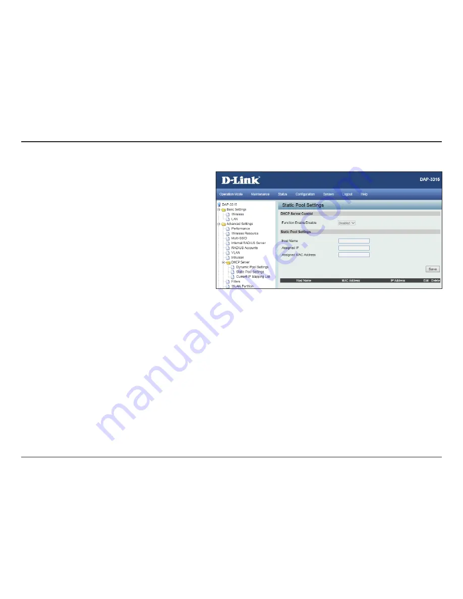 D-Link DAP-3315 User Manual Download Page 38