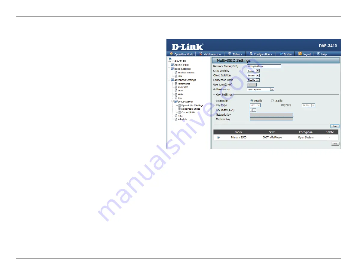 D-Link DAP-3410 User Manual Download Page 27