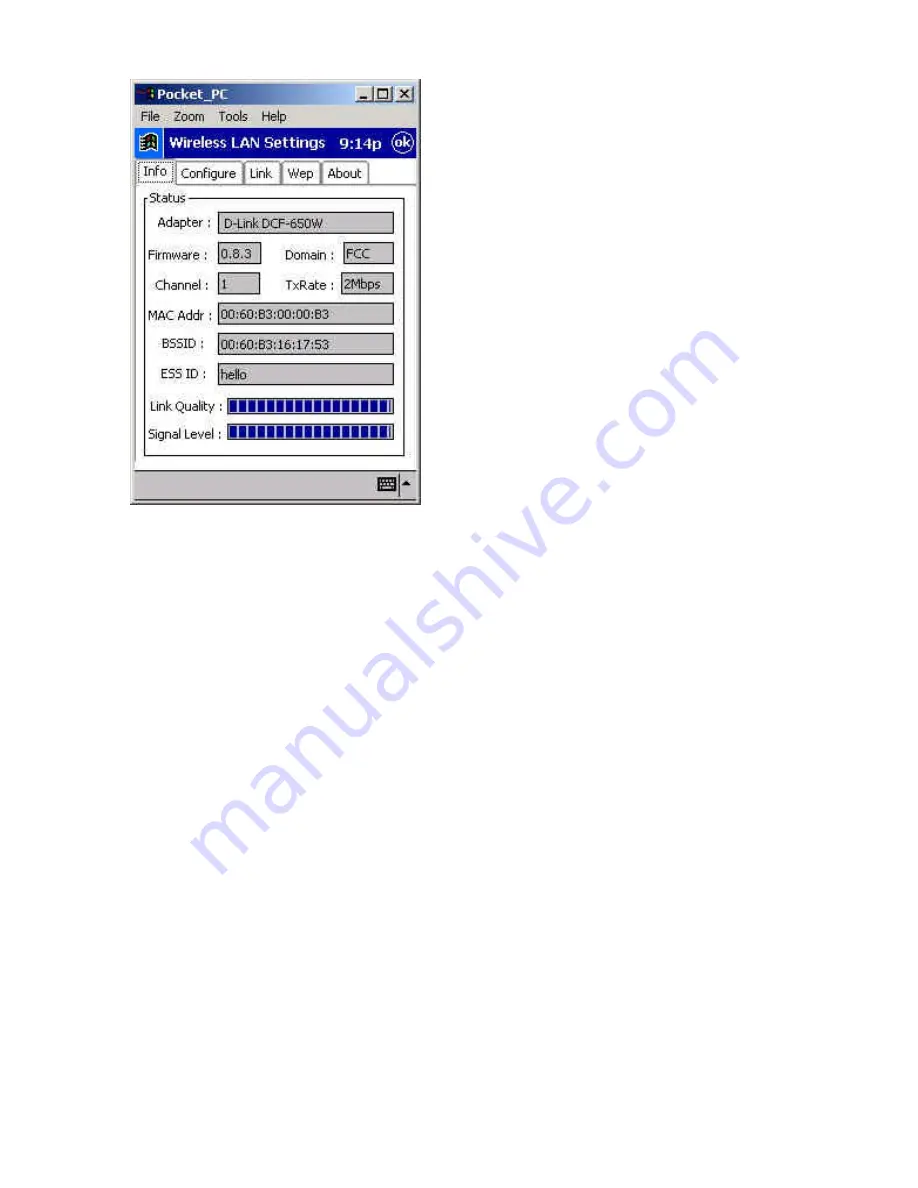 D-Link DCF-650W - Air Wireless CompactFlash Cf 802.11B 11MBPS User Manual Download Page 12