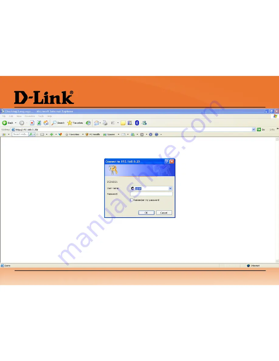 D-Link DCS-2121 - SECURICAM Network Camera Training Manual Download Page 16