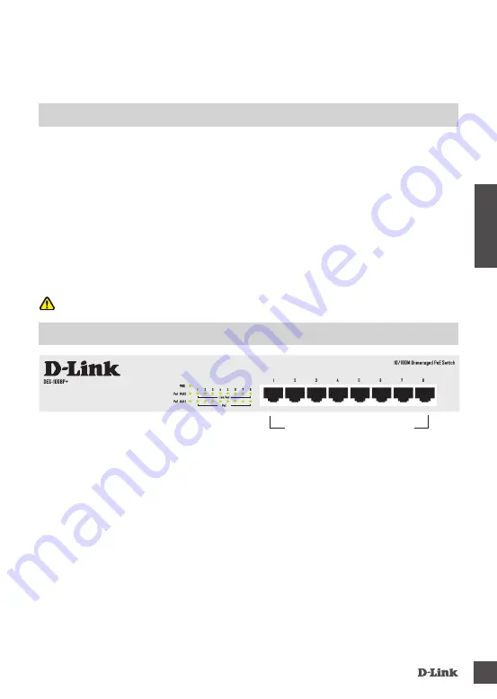 D-Link DES-1008P+ Quick Installation Manual Download Page 15