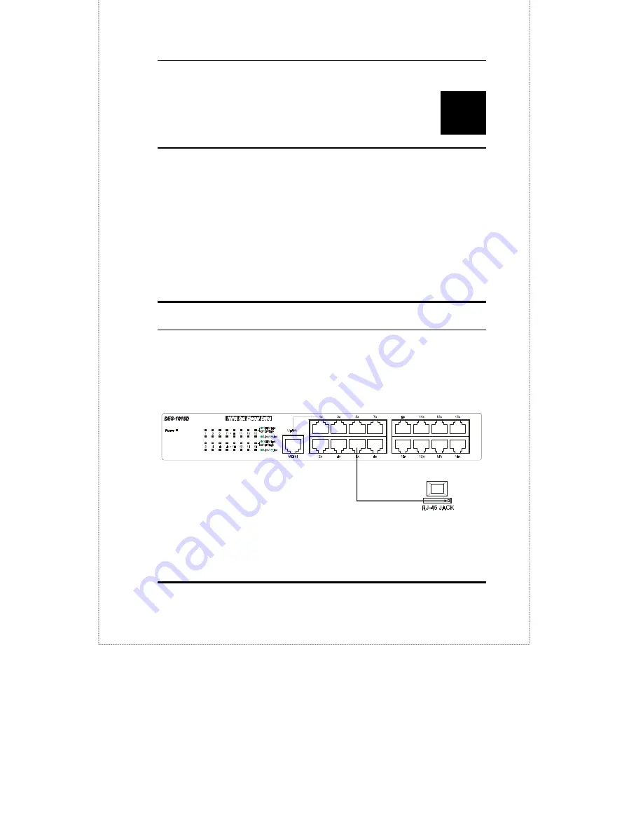 D-Link DES-1016D - Switch User Manual Download Page 21