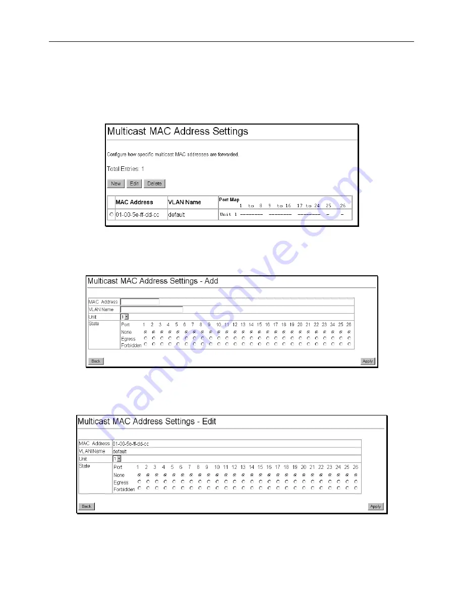 D-Link DES-3226S User Manual Download Page 87