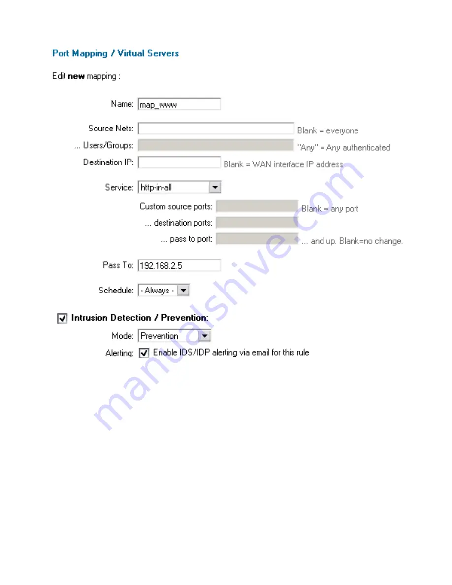 D-Link DFL-1100 - Security Appliance User Manual Download Page 121