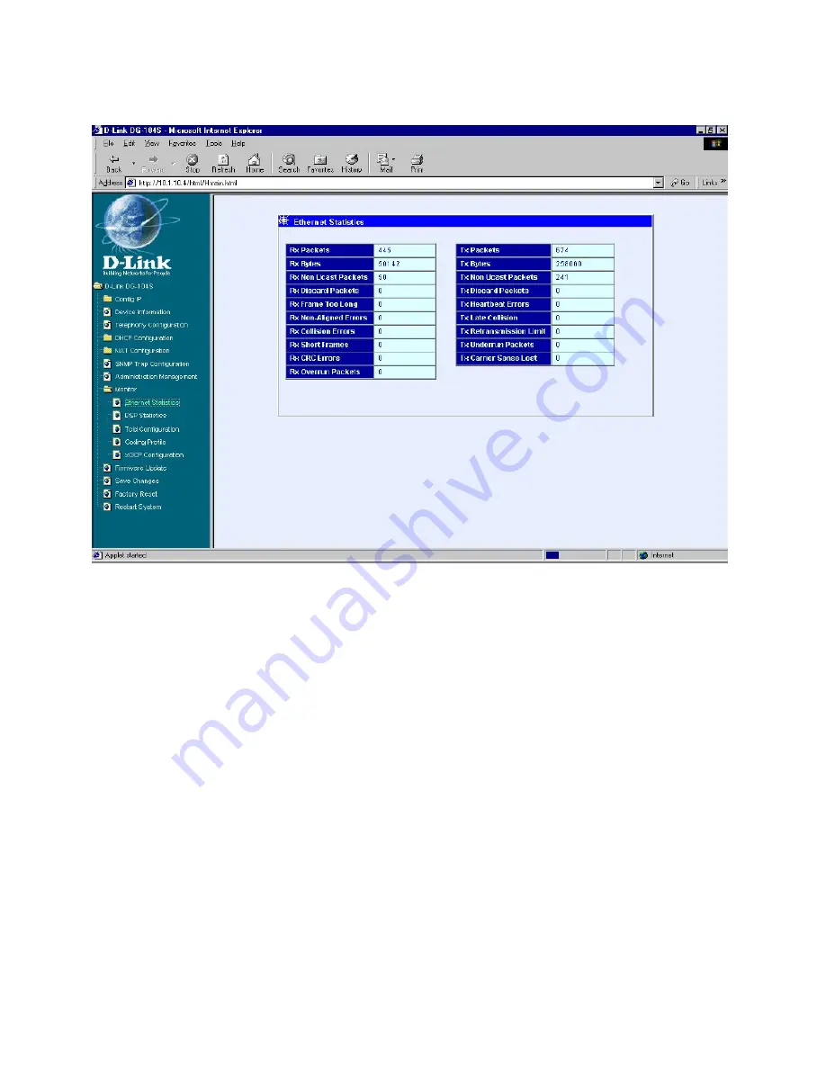 D-Link DG-104S Manual Download Page 44