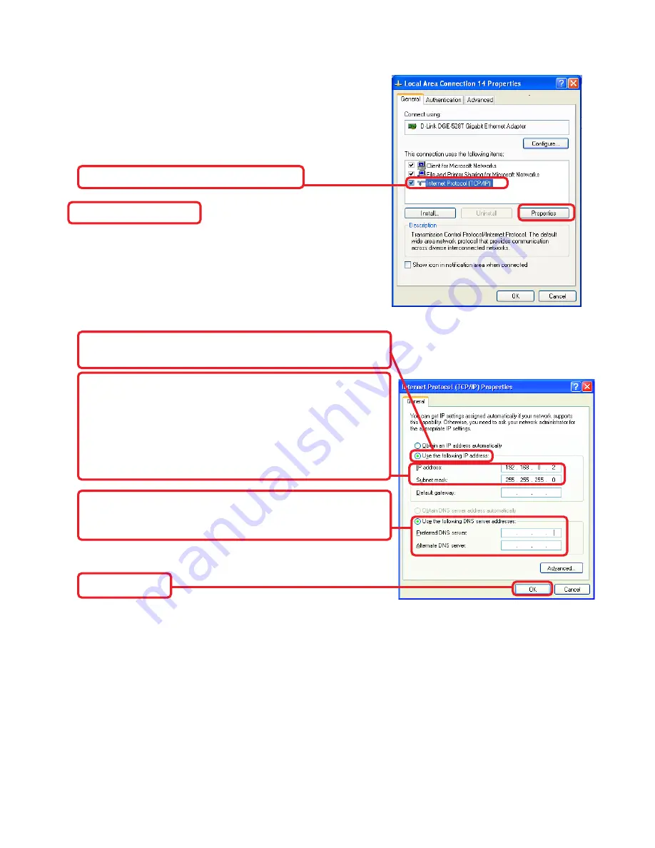 D-Link DGE-528T Manual Download Page 18