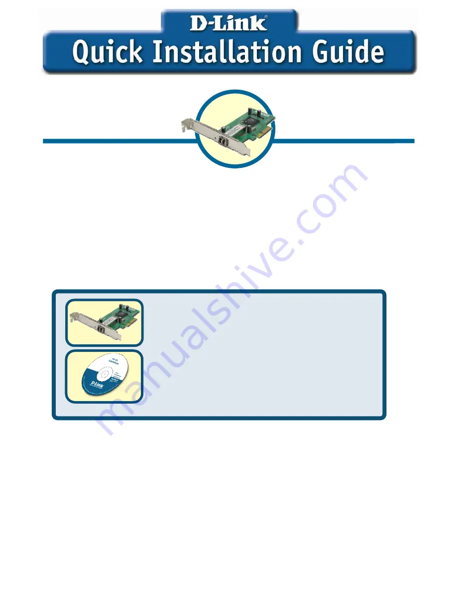 D-Link DGE-560SX Quick Installation Manual Download Page 1