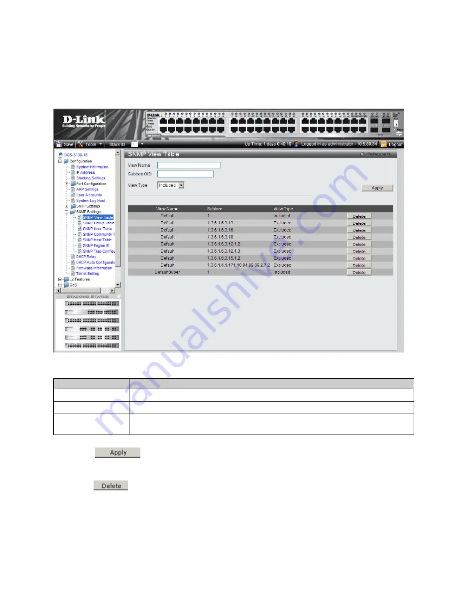 D-Link DGS-3100 SERIES User Manual Download Page 65