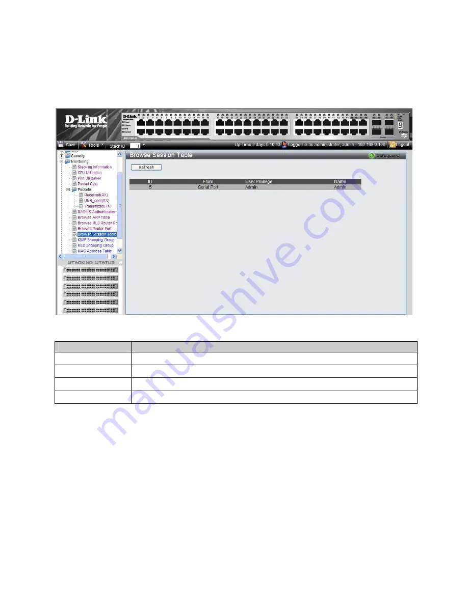 D-Link DGS-3100 SERIES User Manual Download Page 200