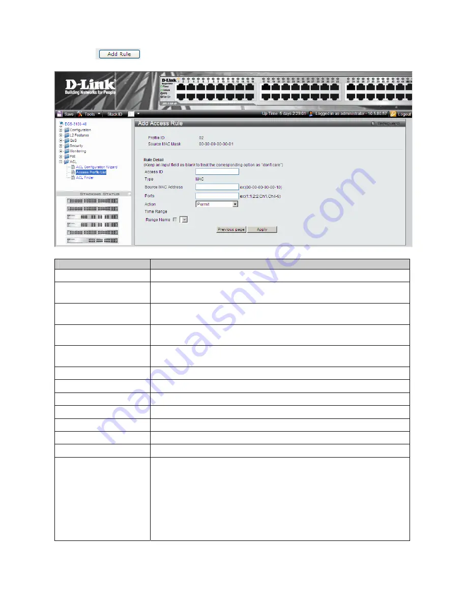 D-Link DGS-3100 SERIES User Manual Download Page 242