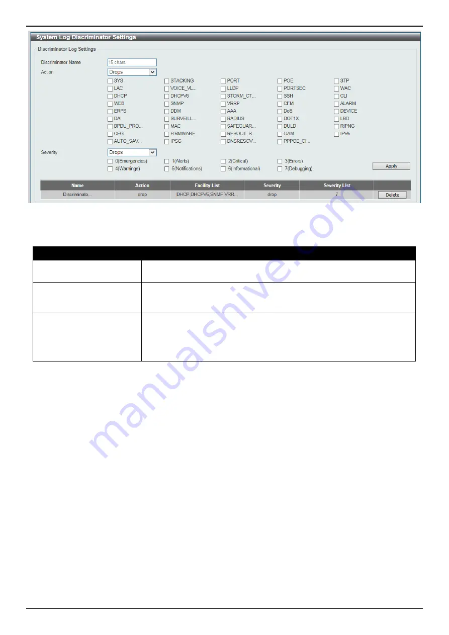 D-Link DGS-3130 Series Web Ui Reference Manual Download Page 34