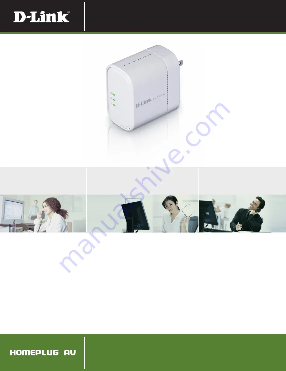 D-Link DHP-310AV Specifications Download Page 1