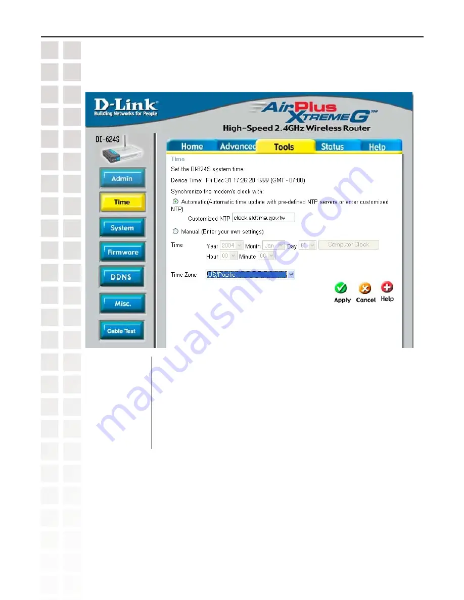 D-Link DI-624S - AirPlus Xtreme G Wireless 108G USB Storage Router Manual Download Page 41