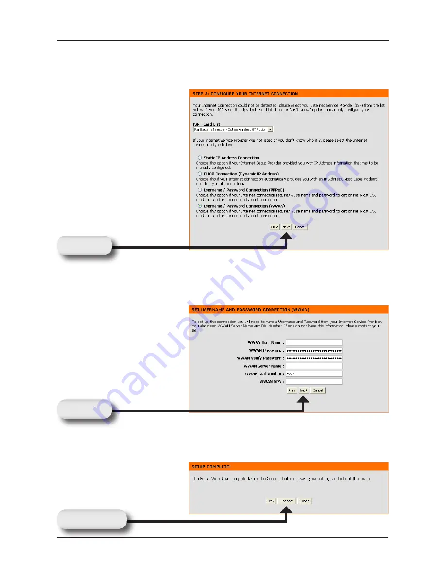 D-Link DIR-450 - 3G Mobile Router Wireless Quick Install Manual Download Page 6