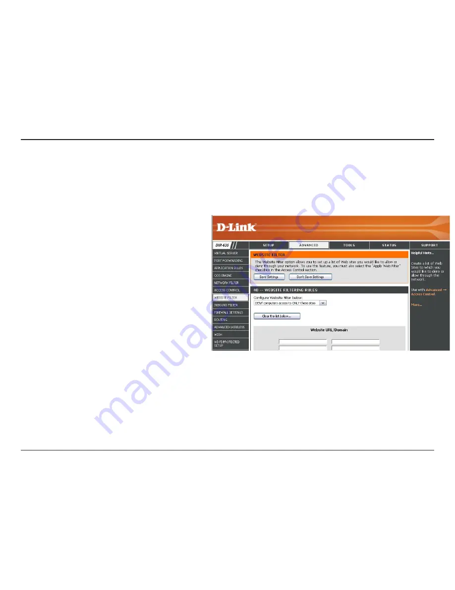 D-Link DIR 635 B3 User Manual Download Page 47