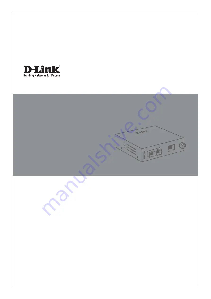 D-Link DMC-700SC - Media Converter - External Скачать руководство пользователя страница 1