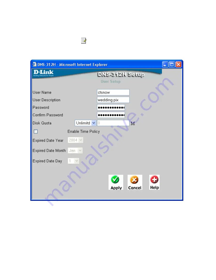 D-Link DNS-312H User Manual Download Page 29