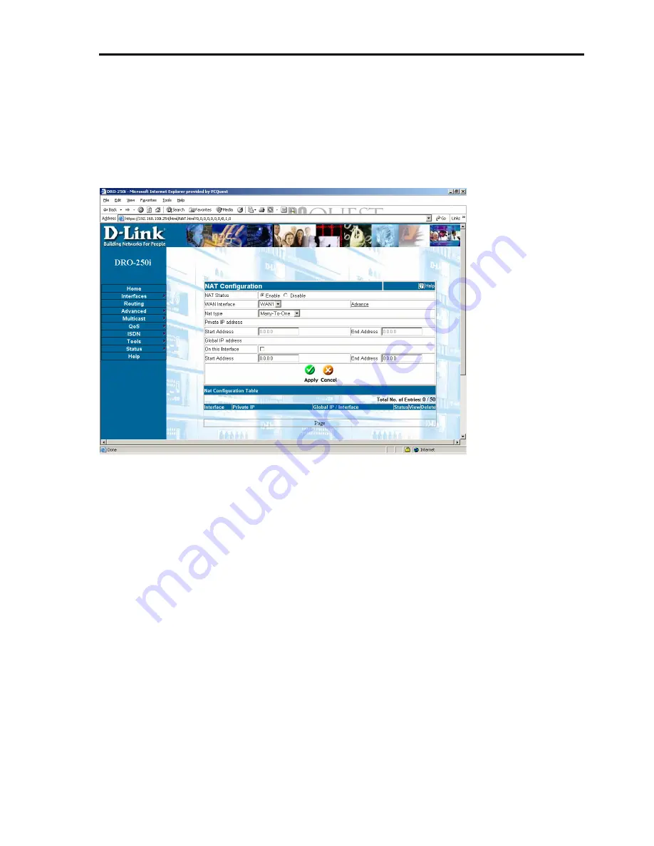 D-Link DRO-250i User Manual Download Page 62