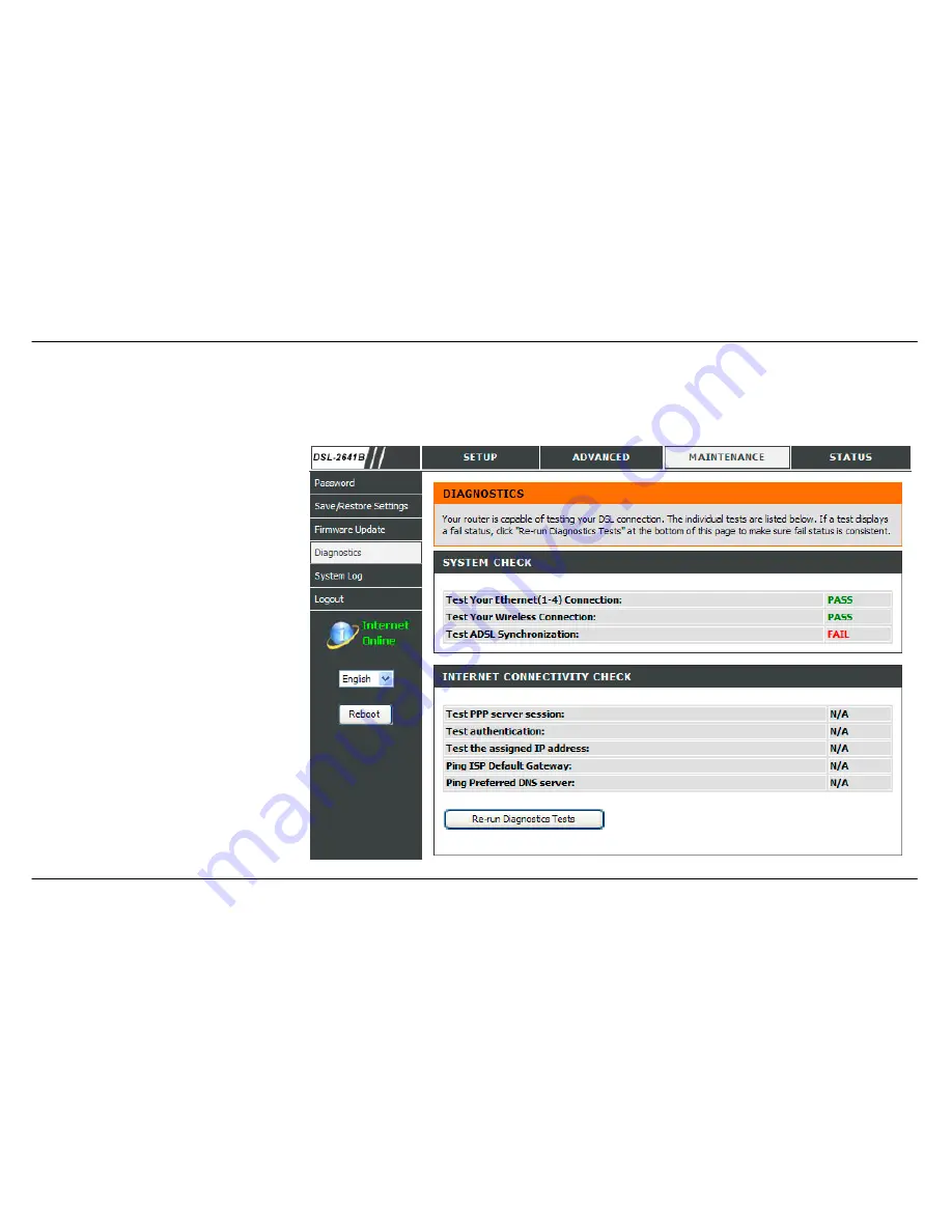 D-Link DSL-2641B - Wireless G Router User Manual Download Page 67