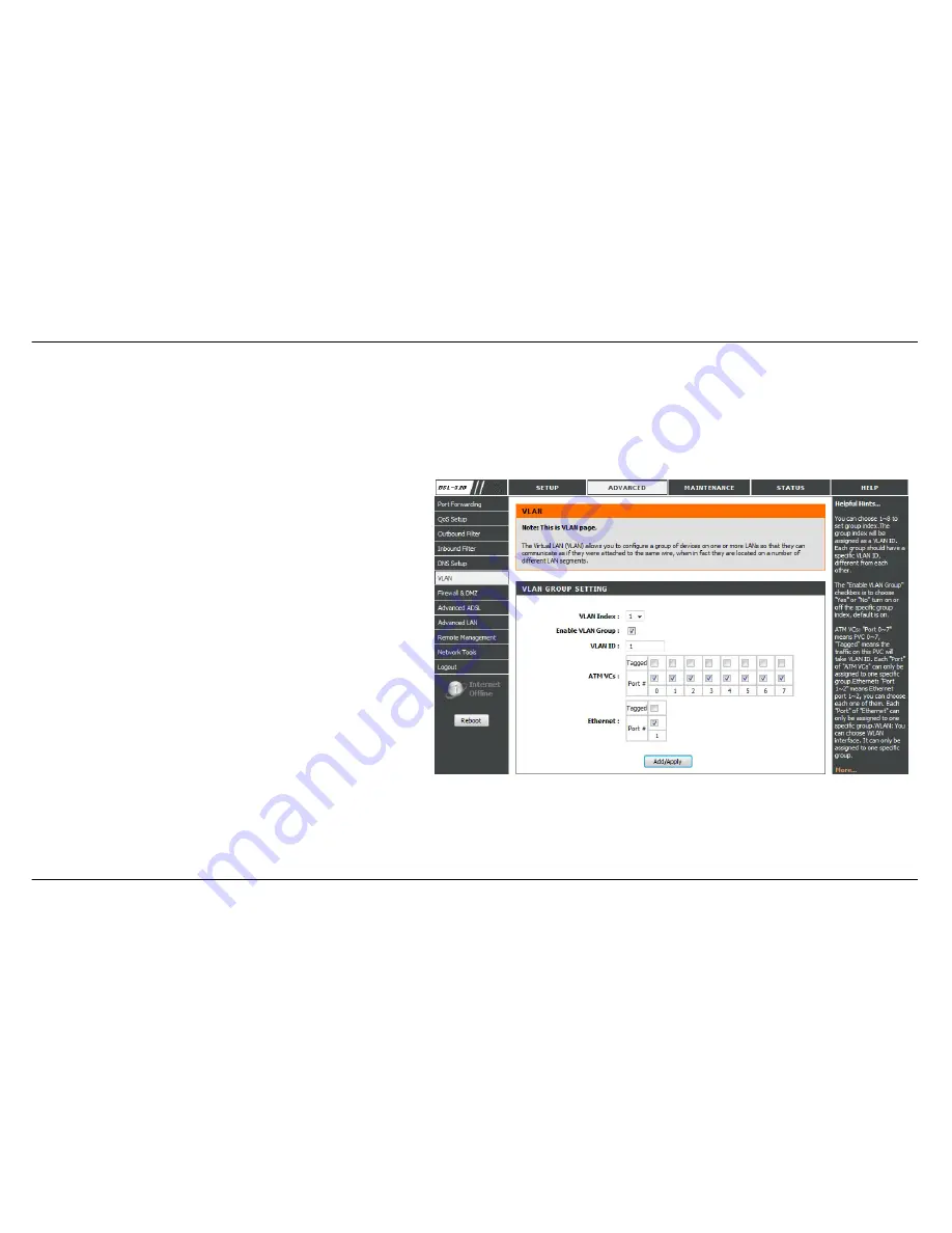 D-Link DSL-320B User Manual Download Page 41