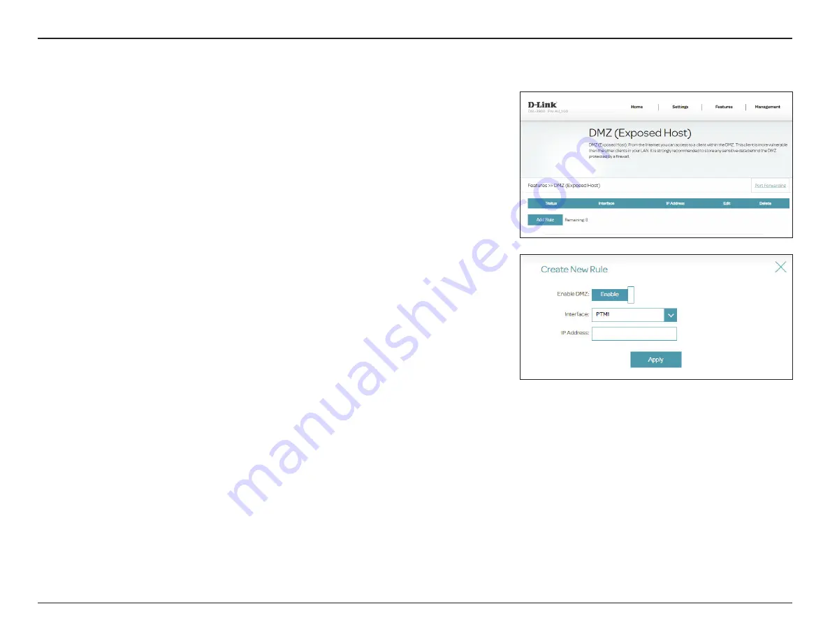 D-Link DSL-3890 User Manual Download Page 59