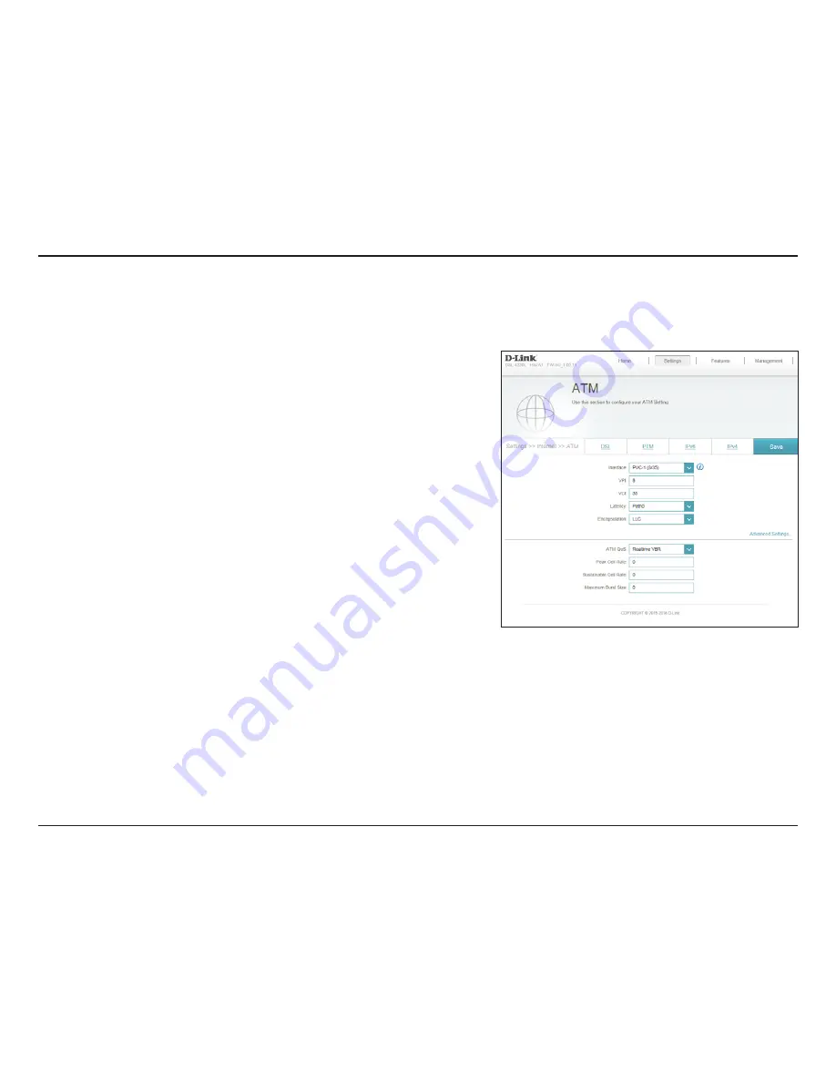 D-Link DSL-4320L User Manual Download Page 83