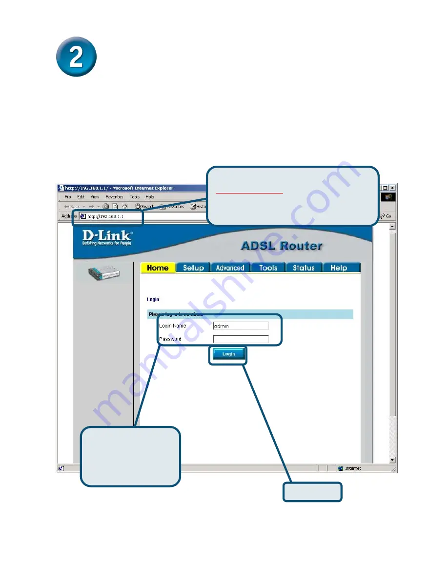 D-Link DSL-502T Quick Installation Manual Download Page 3