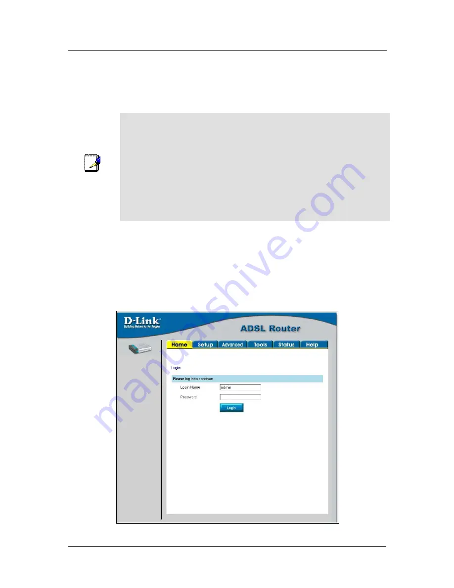 D-Link DSL-502T User Manual Download Page 31