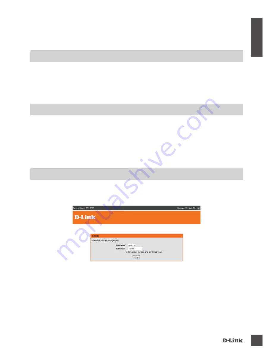 D-Link DSL-G225 Quick Installation Manual Download Page 3