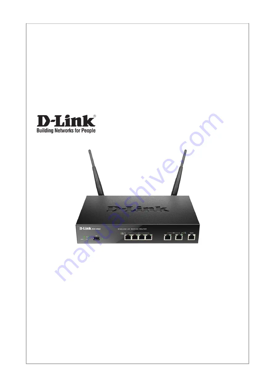 D-Link DSR-500AC Скачать руководство пользователя страница 1