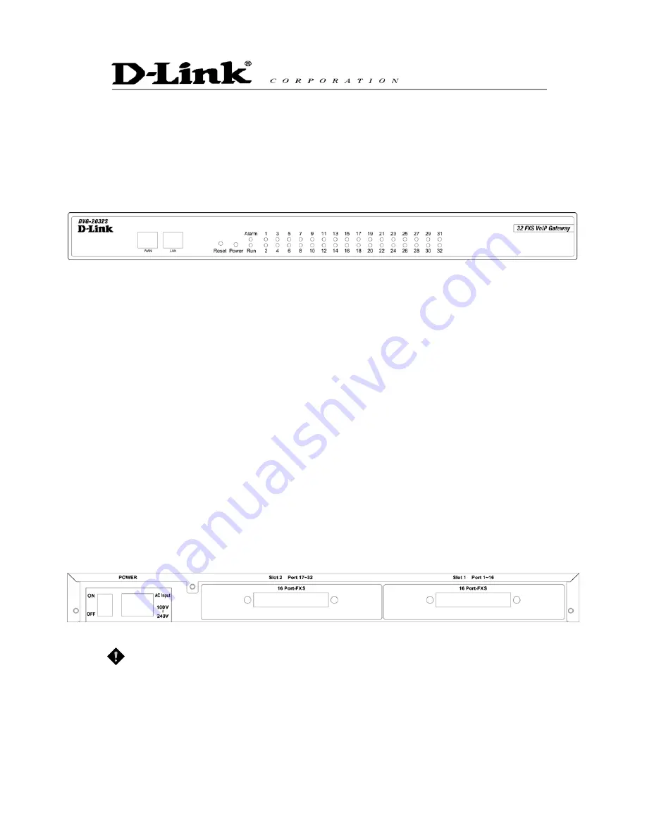 D-Link DVG-2032S User Manual Download Page 7