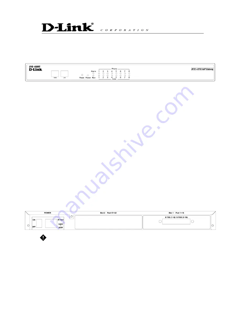 D-Link DVG-4088S Скачать руководство пользователя страница 6