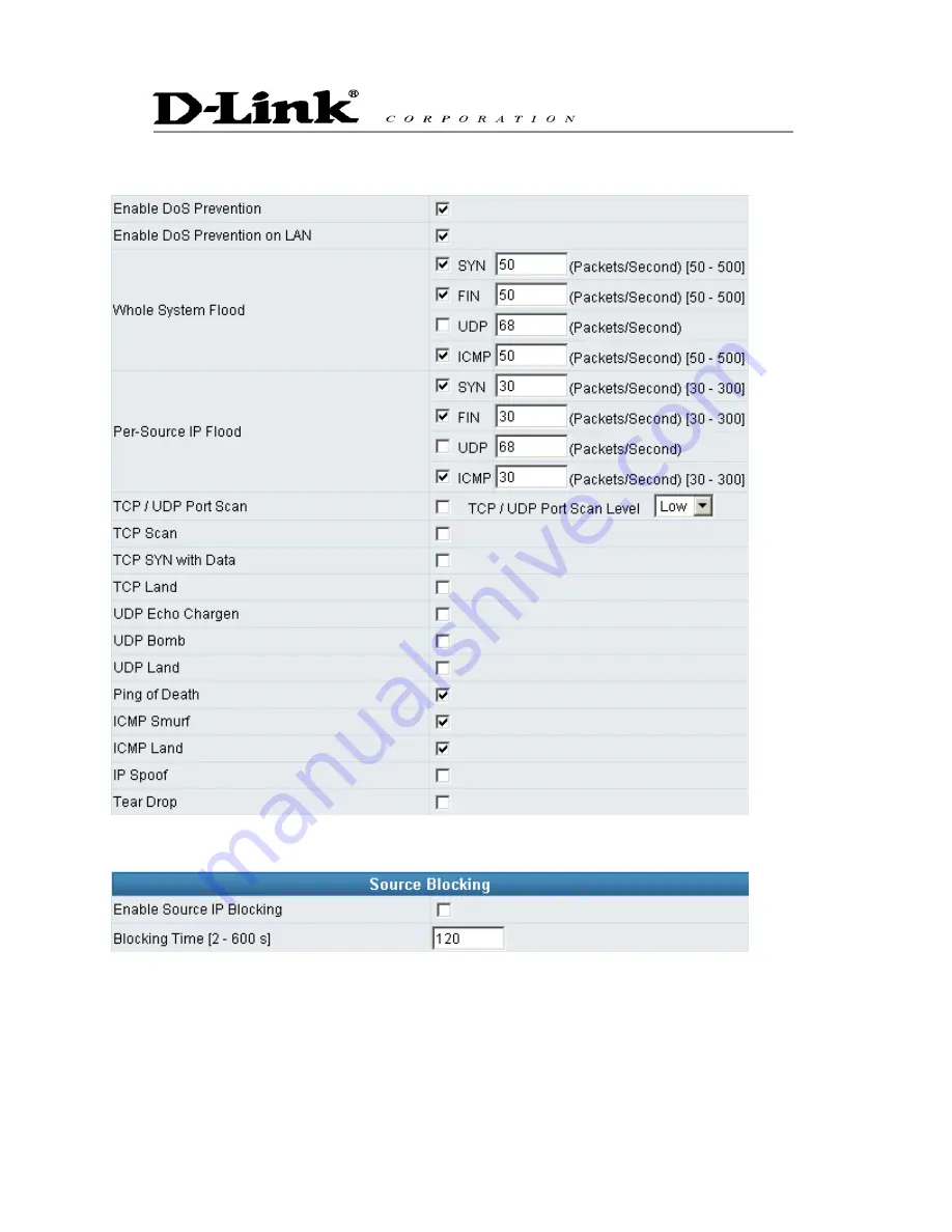 D-Link DVG-7044S User Manual Download Page 71