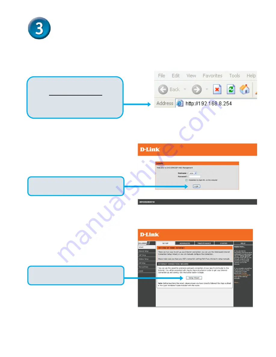 D-Link DVG-N5412SP Quick Installation Manual Download Page 7