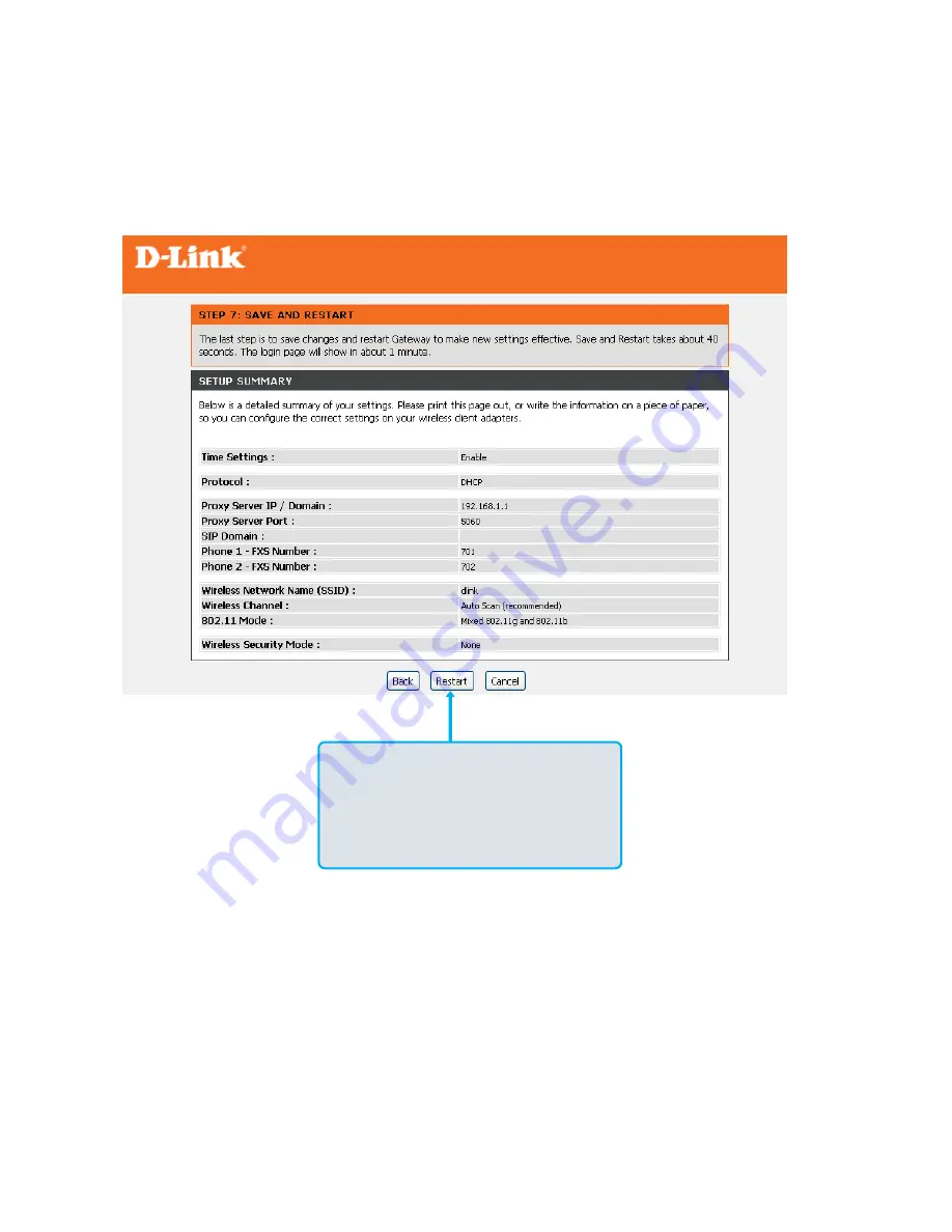 D-Link DVG-N5412SP User Manual Download Page 15