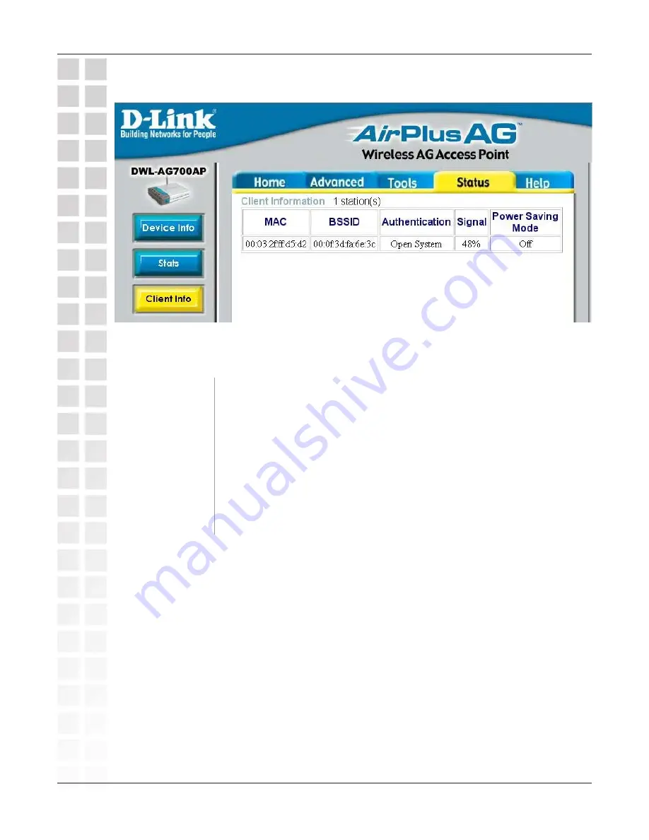 D-Link DWL-AG700AP - AirPlus AG - Wireless Access Point Manual Download Page 28