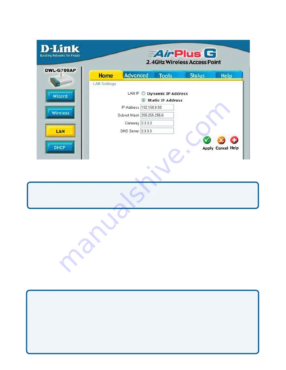 D-Link DWL-G700AP - AirPlus G Access Point Скачать руководство пользователя страница 14