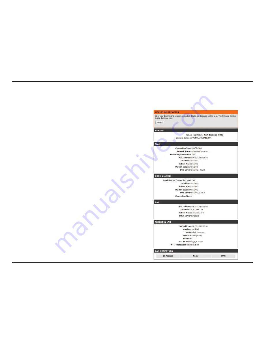 D-Link DWR-111 User Manual Download Page 54